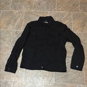 Men's Black Denim Jacket